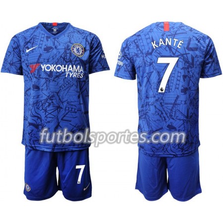 Camisetas Niños Chelsea Kante 7 Primera Equipacion 2019/2020